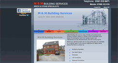 Desktop Screenshot of mandmbuildingservices.co.uk